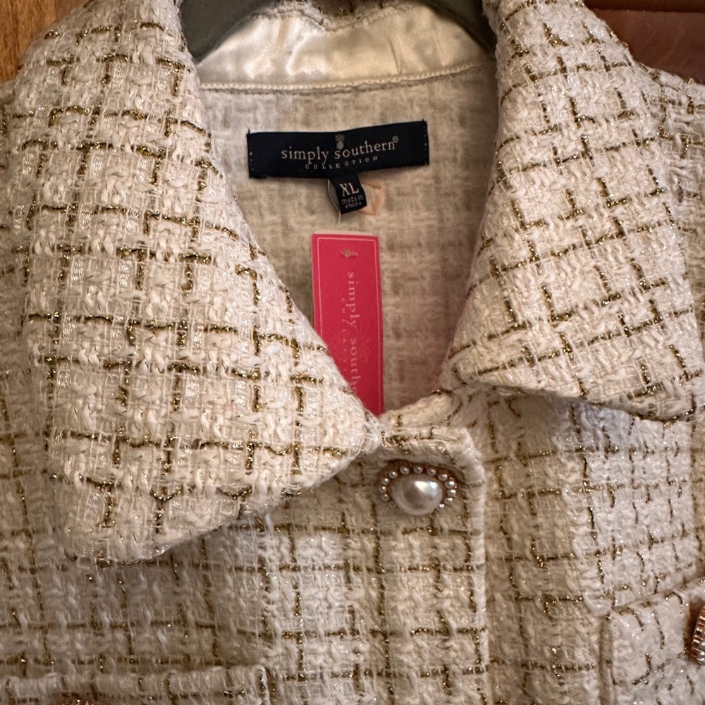 Simply Southern Tweed Jacket - Picture 3 of 5